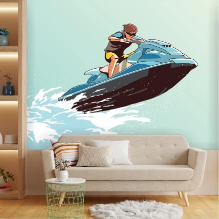 Tapeta na ścianę Skuter wodny 0385