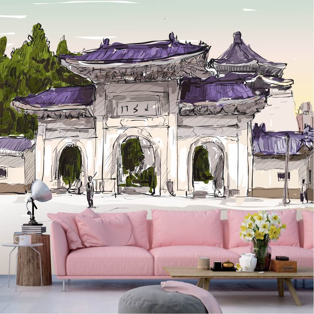 Tapeta na ścianę Pagoda w Tajpej 0431