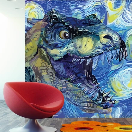 Tapeta do pokoju dziecka Tyrannosaurus Rex 0469