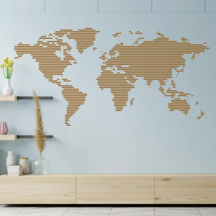 Naklejka mapa świata 01