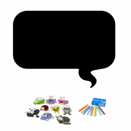 Tablica magnetyczna kredowa dla studenta, ucznia Dymek 176