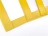 Ramka magnetyczna żółta A3 - II gatunek - Wzór graficzny. Żółta ramka z przezroczystymi krawędziami i widocznymi paskami
