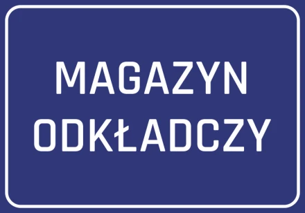 Naklejka Magazyn odkładczy