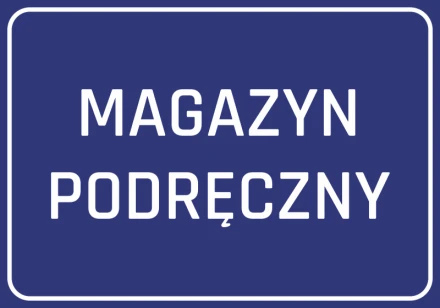 Naklejka Magazyn podręczny