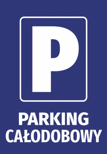 Naklejka Parking całodobowy
