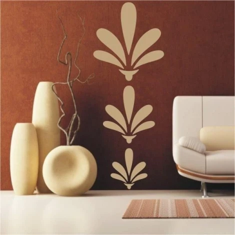 Elegancka naklejka klasik 006 w stylu minimalistycznym, dodająca charakteru ścianie w nowoczesnym sa