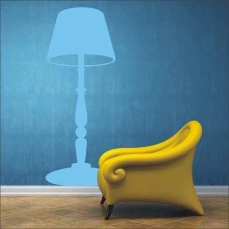 Stylowa naklejka lampa 1049 w pastelowym odcieniu, idealnie komponująca się z nowoczesnym wnętrzem w