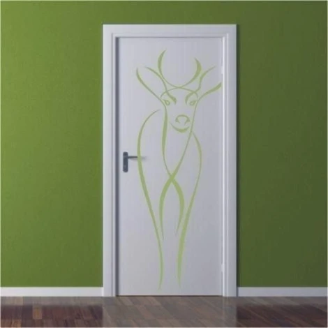 Stylowa naklejka zwierzęta 23, idealna do nowoczesnego pokoju dziecięcego, w pastelowych odcieniach 