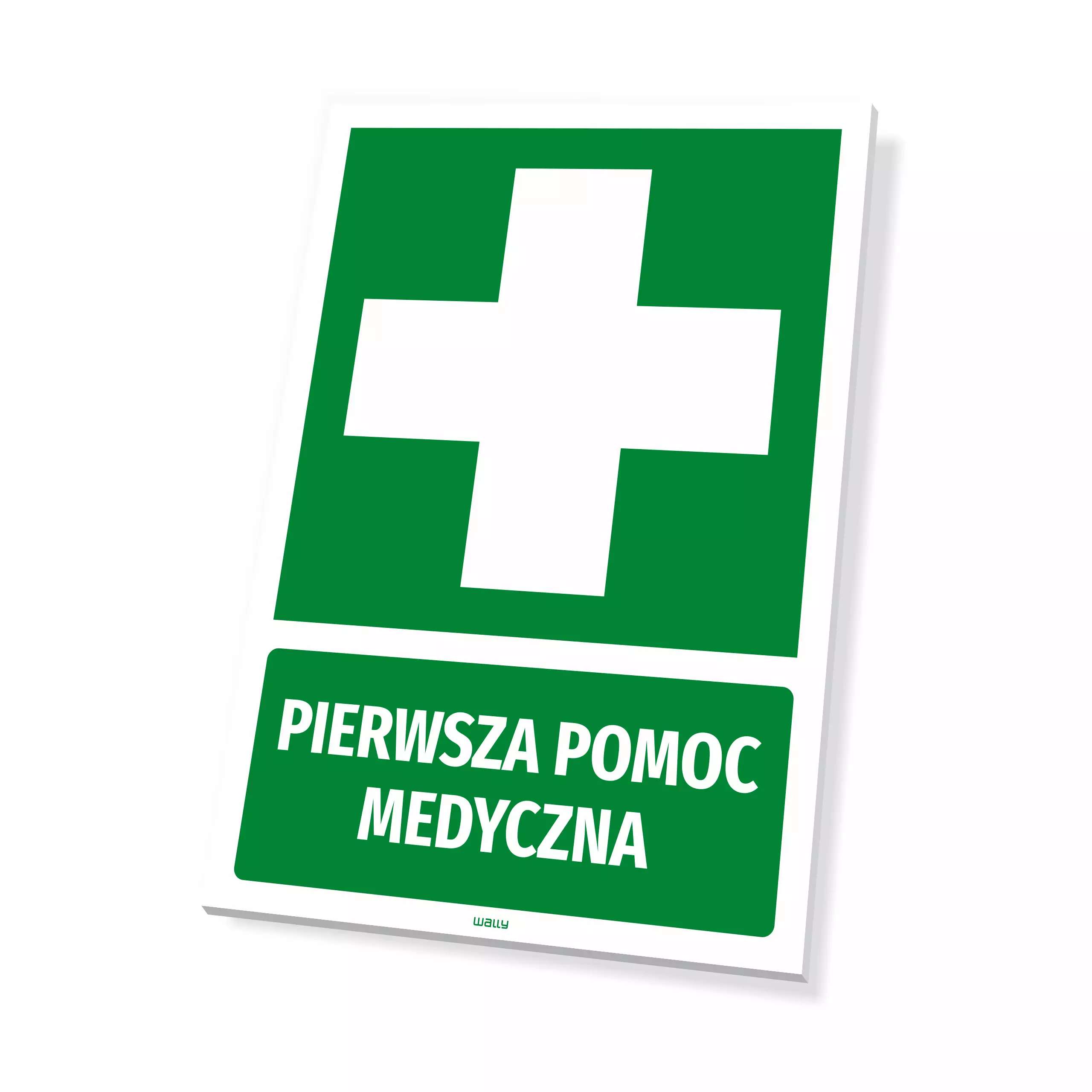 Tabliczka informacyjna Pierwsza pomoc medyczna