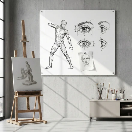 Panel magnetyczny suchościeralny