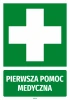 Naklejka informacyjna Pierwsza pomoc medyczna