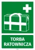 Naklejka informacyjna Torba ratownicza