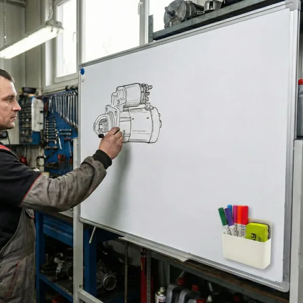 Pojemnik magnetyczny na akcesoria i markery