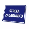 Tabliczka informacyjna Strefa załadunku