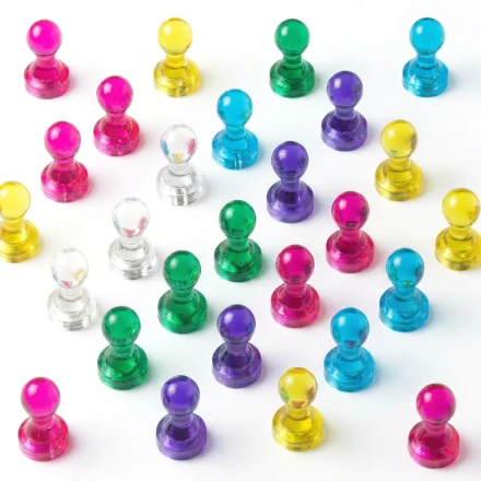 Magnesy neodymowe pinezki 6 sztuk