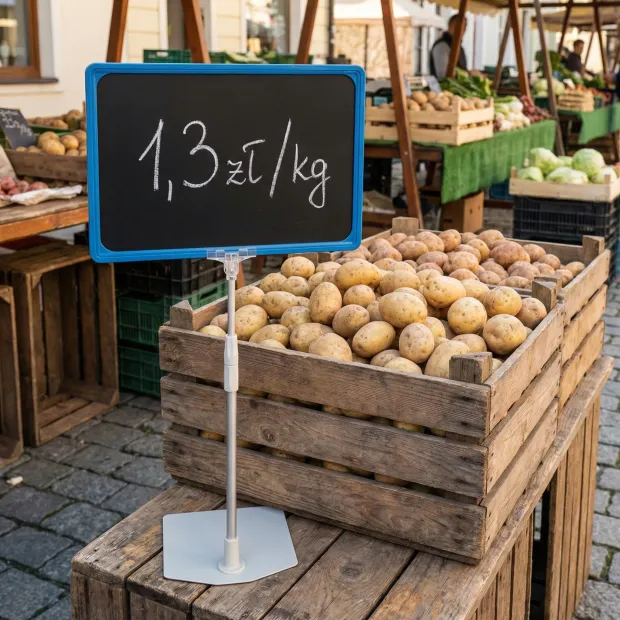 Tabliczka kredowa w ramce na statywie A3, A4, A5