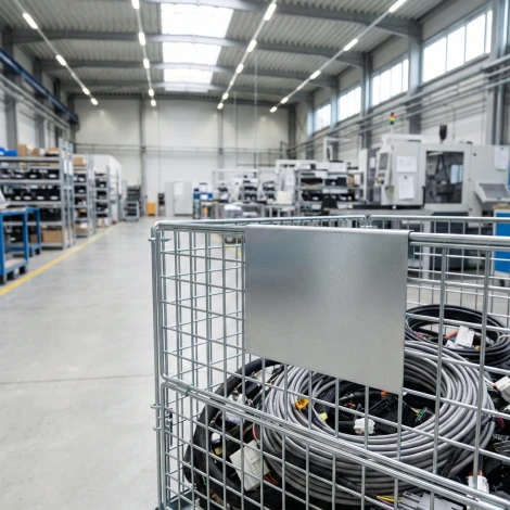 Zawieszki magazynowe stalowe na nadstawki paletowe A4