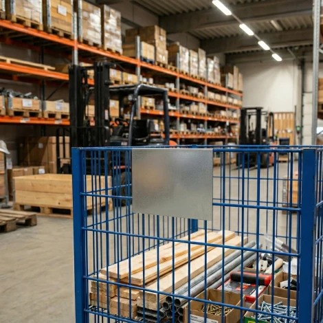 Zawieszki magazynowe stalowe na nadstawki paletowe A6