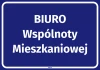 Naklejka: Biuro wspólnoty mieszkaniowej