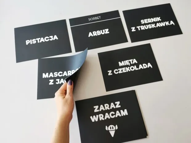 Magnes kredowy z nadrukiem na wymiar