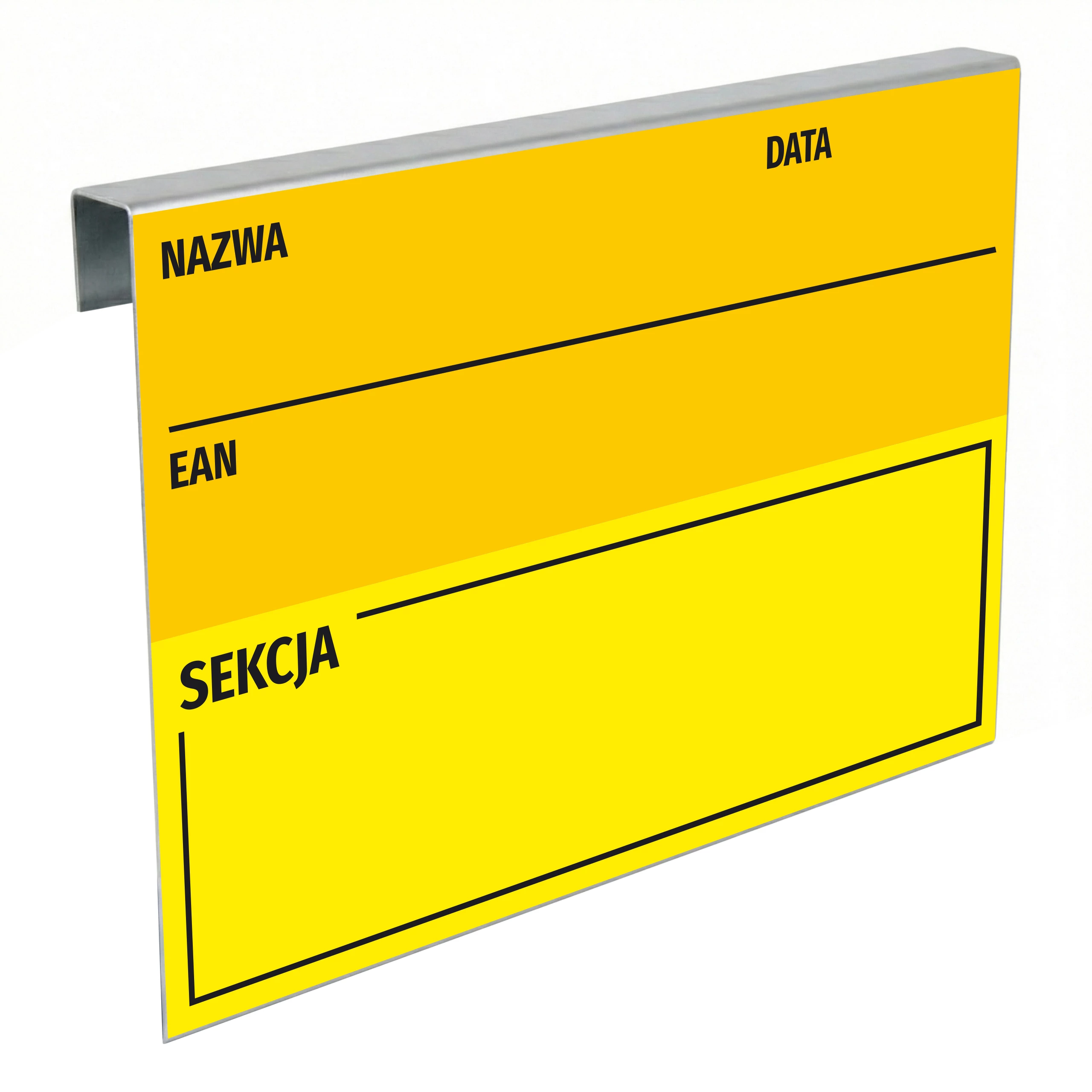 Zawieszka A4 do magazynu, z nadrukiem suchościeralna 010