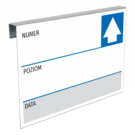 Zawieszka A4 do magazynu, z nadrukiem suchościeralna 011