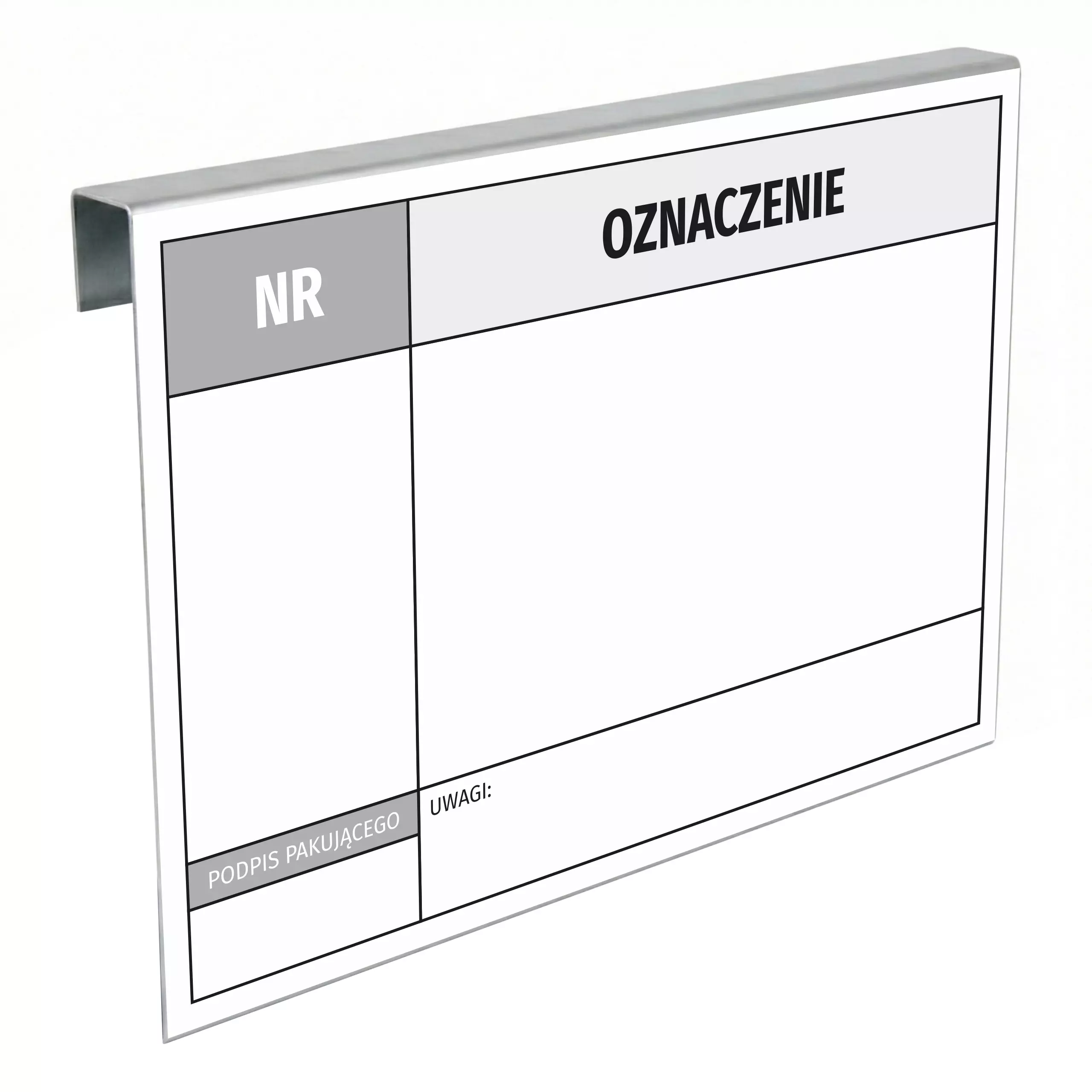 Zawieszka magazynowa suchościeralna A4 na nadstawki paletowe 005