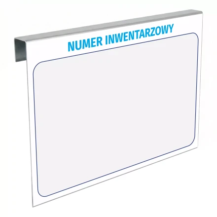 Zawieszka na nadstawki paletowe, suchościeralna  A4 do magazynu, 008