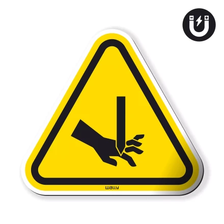 Magnes: Uwaga! Niebezpieczeństwo obcięcia palców