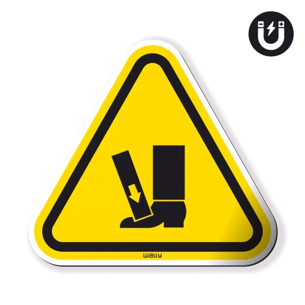 Magnes: Uwaga! Ryzyko zgniecenia stóp