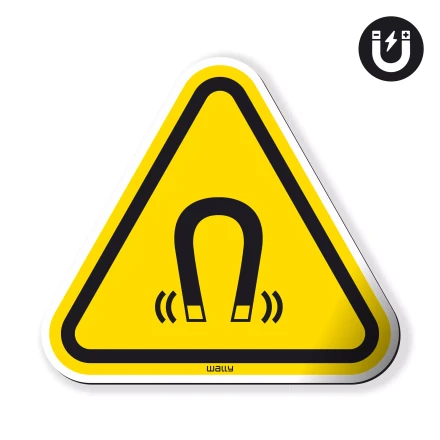 Magnes: Uwaga! Silne pole magnetyczne