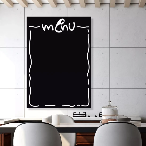 Tablica do pisania kredą do restauracji, baru menu 106
