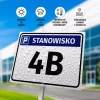 Tabliczka - Stanowisko z symbolem miejsca parkingowego