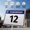 Tabliczka - Stanowisko z symbolem miejsca parkingowego