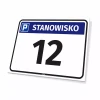 Tabliczka - Stanowisko z symbolem miejsca parkingowego