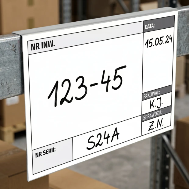 Zawieszka na nadstawki paletowe, suchościeralna A4, 006