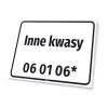 Tabliczka informacyjna: nazwa odpadu, kod odpadu