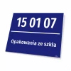 Tabliczka: kod z nazwą odpadu BDO