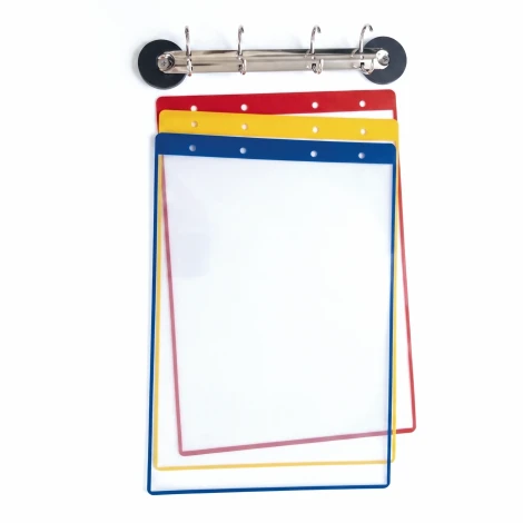 Display magnetyczny, folder na dokumenty A4, pionowy