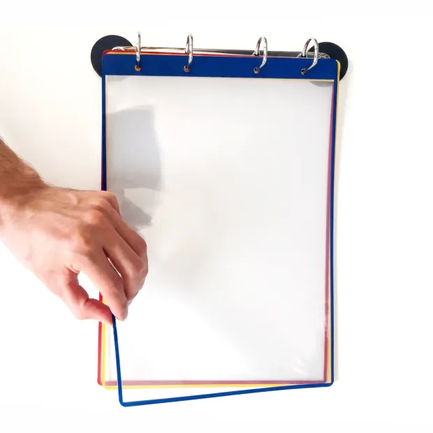 Display magnetyczny, folder na dokumenty A4, pionowy