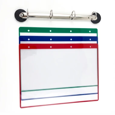 Display magnetyczny, folder na dokumenty A4, poziomy