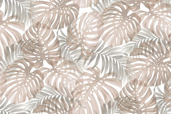 Tapeta, dekoracja na ścianę:  tropikalne liście amazońskiego lasu