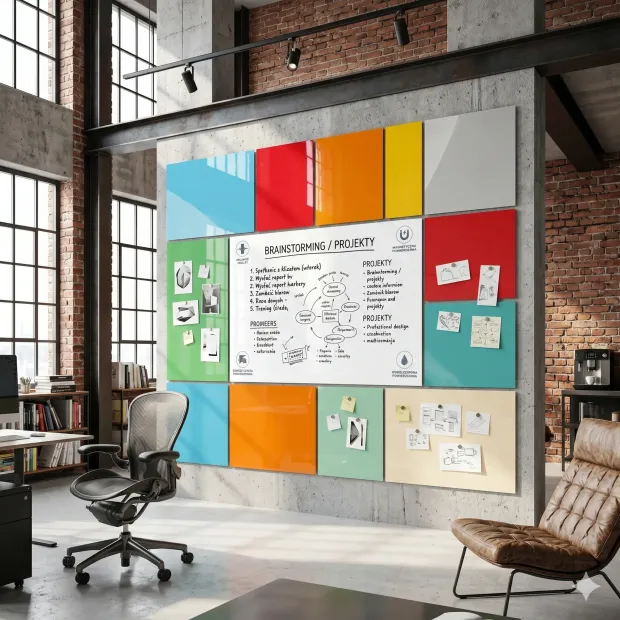 Tablica magnetyczna bezramowa 150x100 cm