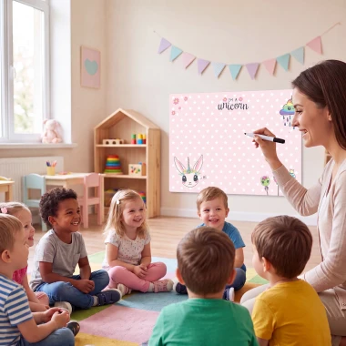 Tablica magnetyczna suchościeralna dla dzieci unicorn 519