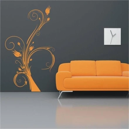 Naklejka floral 0797