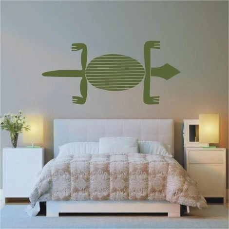 Afrykański szablon malarski 1484, idealny do nowoczesnej sypialni, wprowadza etniczny akcent z subte