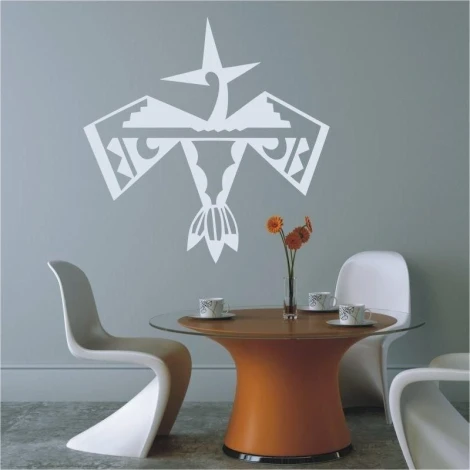 Stylowa naklejka indiańska 1511, doskonała do nowoczesnego wnętrza, nadaje charakteru i wyjątkowego 