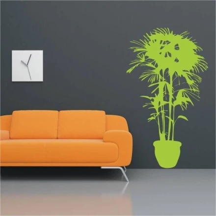 Naklejka roślina doniczkowa 1660