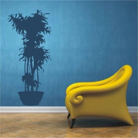 Naklejka roślina doniczkowa 1661