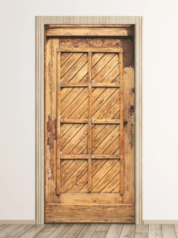 Fototapeta Gdańsk drzwi 298 w stylu rustykalnym, idealna do przytulnego wnętrza, podkreślająca natur